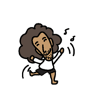 funny afro man（個別スタンプ：14）