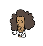 funny afro man（個別スタンプ：16）