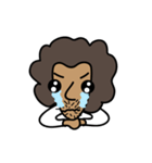 funny afro man（個別スタンプ：18）