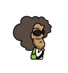 funny afro man（個別スタンプ：19）
