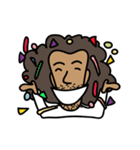 funny afro man（個別スタンプ：20）