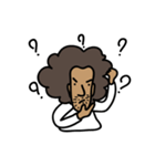 funny afro man（個別スタンプ：21）