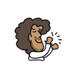 funny afro man（個別スタンプ：23）