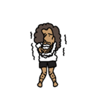 funny afro man（個別スタンプ：25）