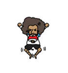 funny afro man（個別スタンプ：26）