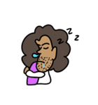 funny afro man（個別スタンプ：30）