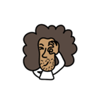 funny afro man（個別スタンプ：33）