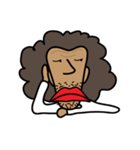 funny afro man（個別スタンプ：39）