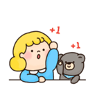 Cutie and Bear（個別スタンプ：7）