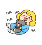 Cutie and Bear（個別スタンプ：9）