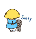 Cutie and Bear（個別スタンプ：14）