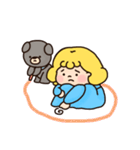 Cutie and Bear（個別スタンプ：18）