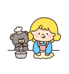 Cutie and Bear（個別スタンプ：26）
