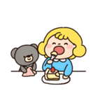 Cutie and Bear（個別スタンプ：27）