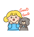 Cutie and Bear（個別スタンプ：28）
