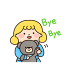 Cutie and Bear（個別スタンプ：40）