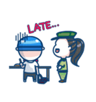 Let's smile！Xiao Ba-Daily of Xiao Class（個別スタンプ：19）