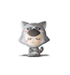 Fuaytay in animals suit（個別スタンプ：30）