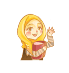 Annisa Hijab Girl : Ramadhan Edition（個別スタンプ：12）