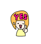 おかっぱのキイローナ（個別スタンプ：9）