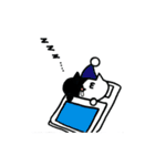 天才物理学者と猫（個別スタンプ：4）