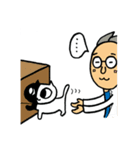 天才物理学者と猫（個別スタンプ：23）