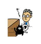 天才物理学者と猫（個別スタンプ：26）