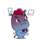 A Very Cool Blue Bobie-Hippo（個別スタンプ：16）