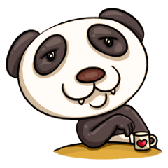 [LINEスタンプ] I'm Panda