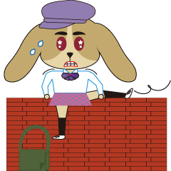 [LINEスタンプ] Aspects of the school is Ellie