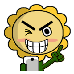 [LINEスタンプ] Cute Sunshine Flower