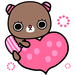 [LINEスタンプ] I like the naughty bear