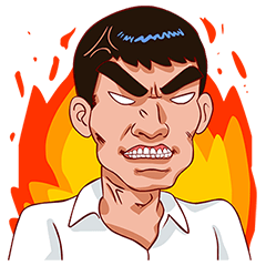 [LINEスタンプ] samranman ver.2