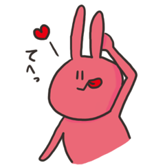 [LINEスタンプ] ゆるりんうさぎ