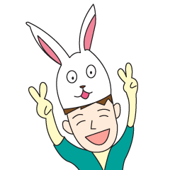 [LINEスタンプ] Rabbit man-Gama