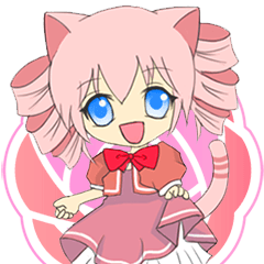 [LINEスタンプ] Pastel Nekomata Family