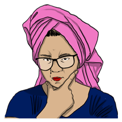 [LINEスタンプ] Girlfriend or Landlady？