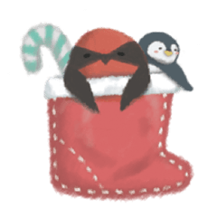 [LINEスタンプ] Poyu Bird In Winterland