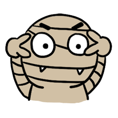 [LINEスタンプ] Mr. Mummy's fancy world