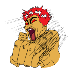 [LINEスタンプ] Violence Man