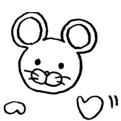 [LINEスタンプ] ねこさんとねずみさん