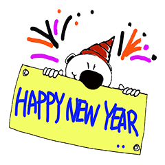 [LINEスタンプ] HAPPY NEW YEAR-Andy Bear(chinese)