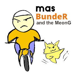 [LINEスタンプ] Mas Bunder and the Meongs