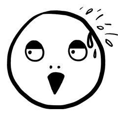 [LINEスタンプ] Weirdo Face