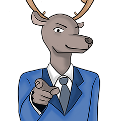 [LINEスタンプ] Brother deer