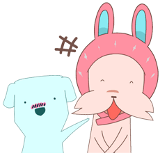 [LINEスタンプ] jao jao and jing jing