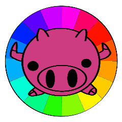 [LINEスタンプ] 紅色の豚の画像（メイン）