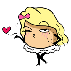 [LINEスタンプ] Pretty Potato