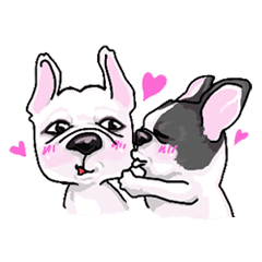 [LINEスタンプ] French bulldog GaiGai