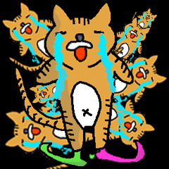 [LINEスタンプ] 【バブルホイホイ】ナウい猫の画像（メイン）